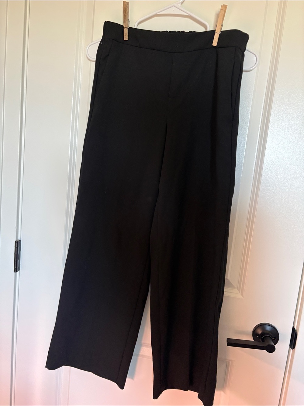 Old Navy Black Wide-Leg Dress Pants